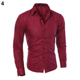 New Argyle luxury men's shirt Business Style Slim Soft Comfort Slim Fit Styles Long Sleeve Casual Dress Shirt Gift For Men